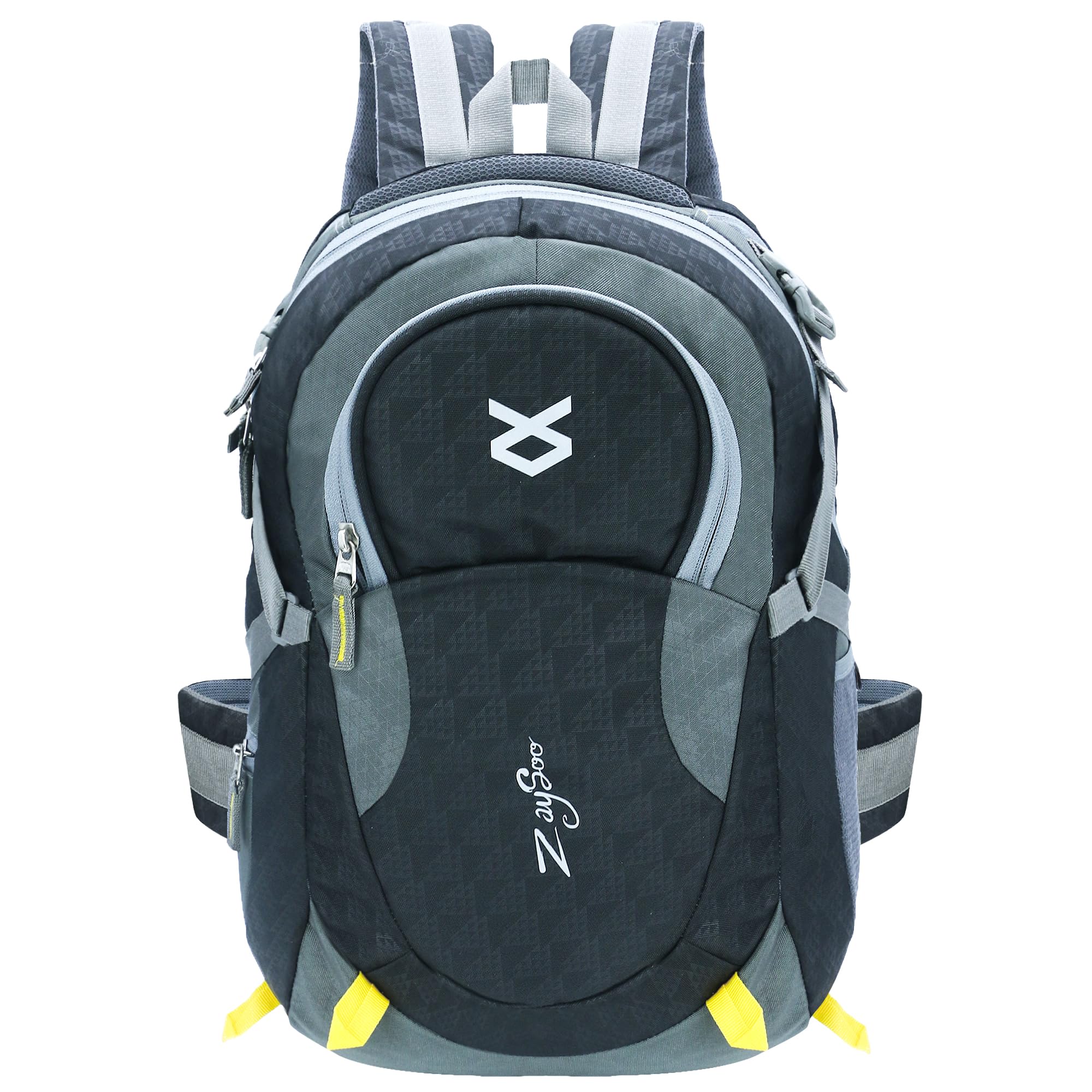 ZaySoo Ultimate Unisex Waterproof Travel & Hiking Backpack - 19-Inch Laptop Compartment with Rain Cover & Internal Organizer - Perfect for College, Commuting & Outdoor Adventures