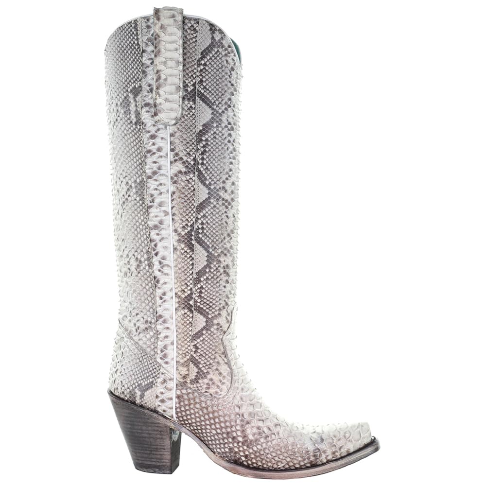 CORRAL Women's A3789 Python Tall Western Boots - Snip Toe Cowgirl Boots for Country Dancing & Rodeo Events