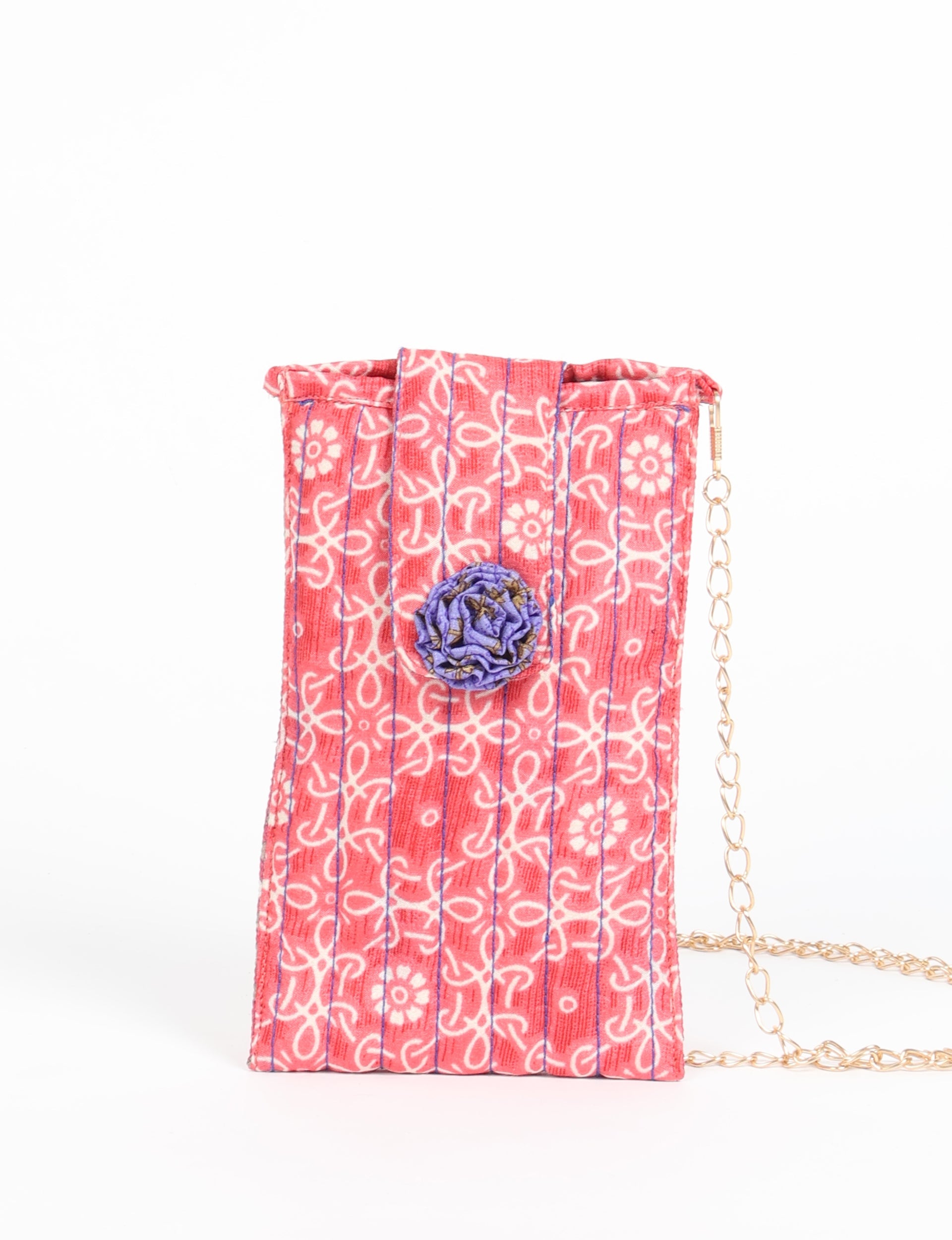 Floral Print Mobile Phone Pouch - Stylish & Protective Phone Case for iPhone & Android - Perfect for Everyday Use, Travel & Gifting