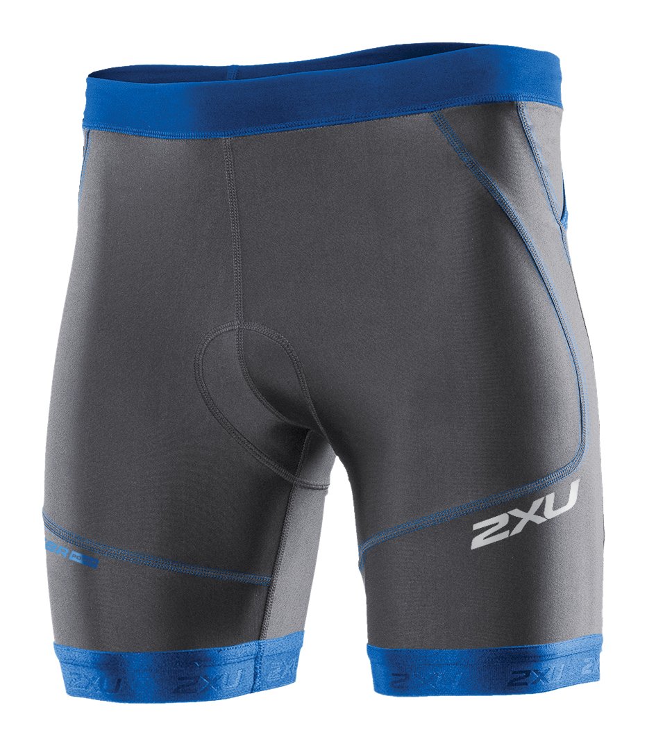 2XU Men's Perform Tri Shorts - High-Performance Triathlon & Cycling Shorts for Men - Quick-Dry, Compression Fit - Ideal for Running, Swimming & Biking