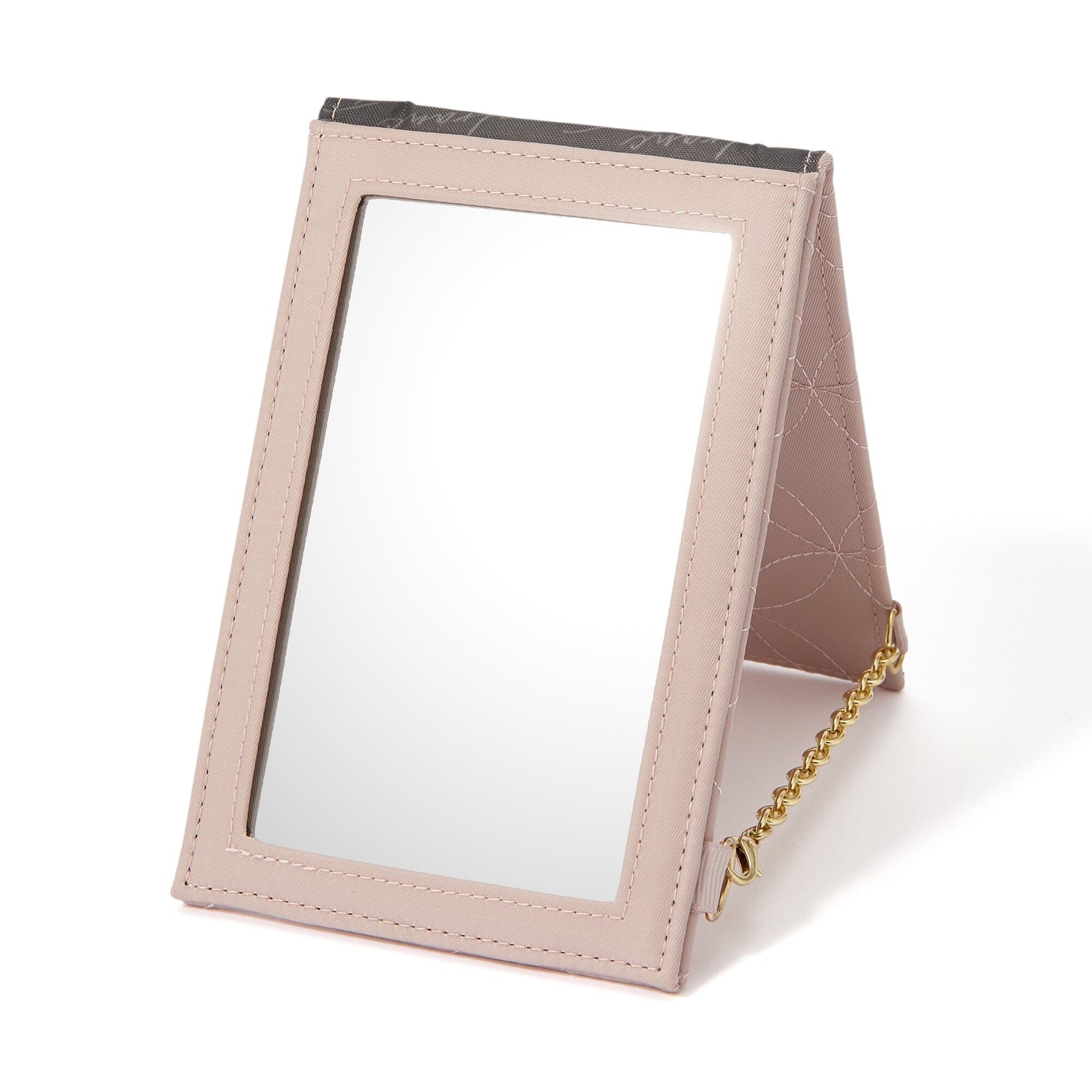 Beigell Foldable Mirror S Grey - Portable Travel Makeup Mirror for Vanity, Dorm, Gym & Home Use