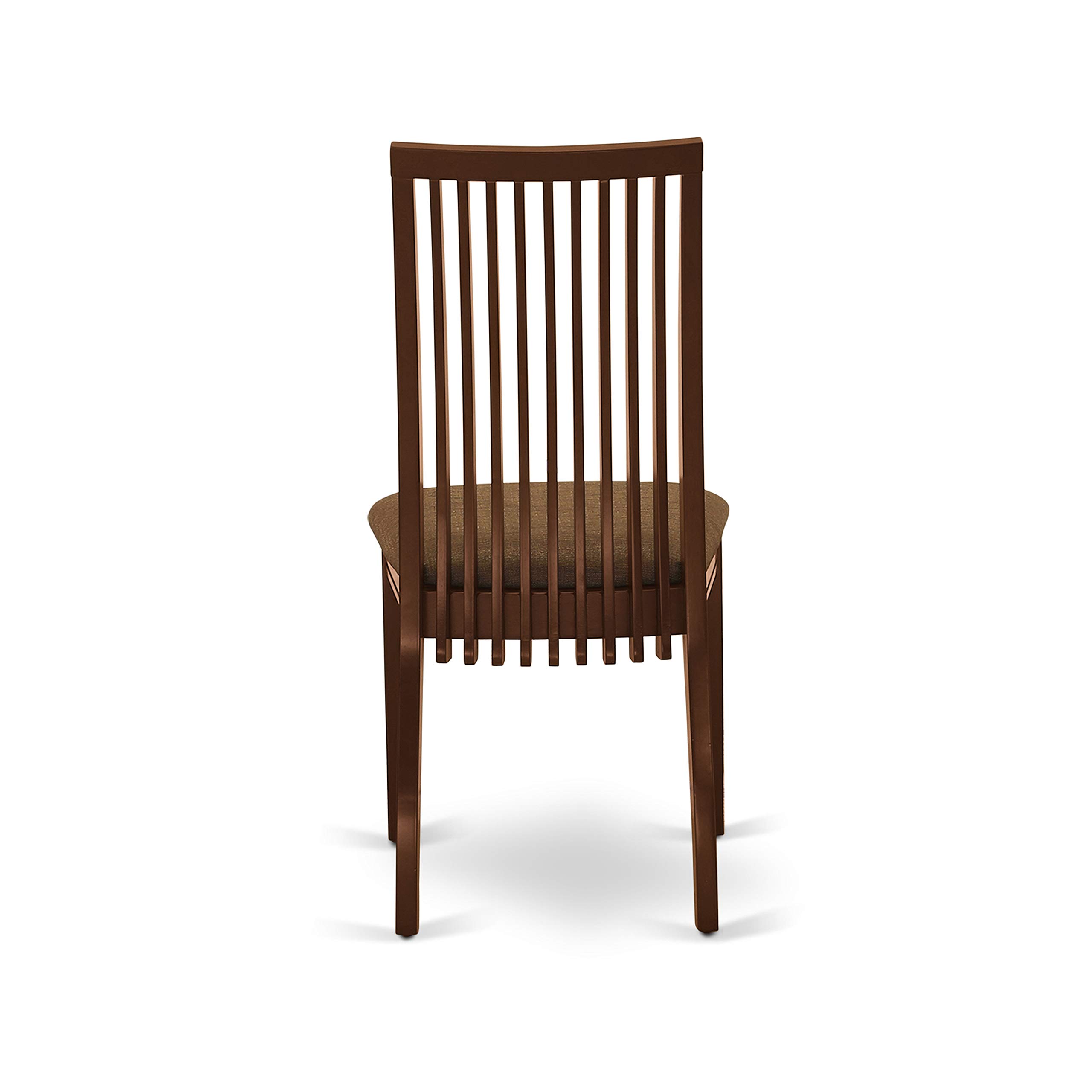 East West Furniture ESIP3-MAH-C 3-Piece Modern Mahogany Dining Set - 30