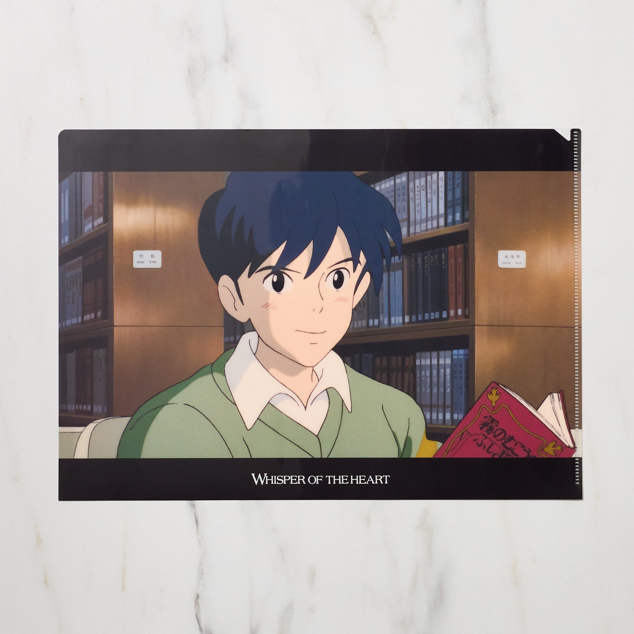 Studio Ghibli Whisper of the Heart A4 Clear File Folder - Anime Scenes Collection by Movic - Perfect for School, Office & Anime Fan Gifts