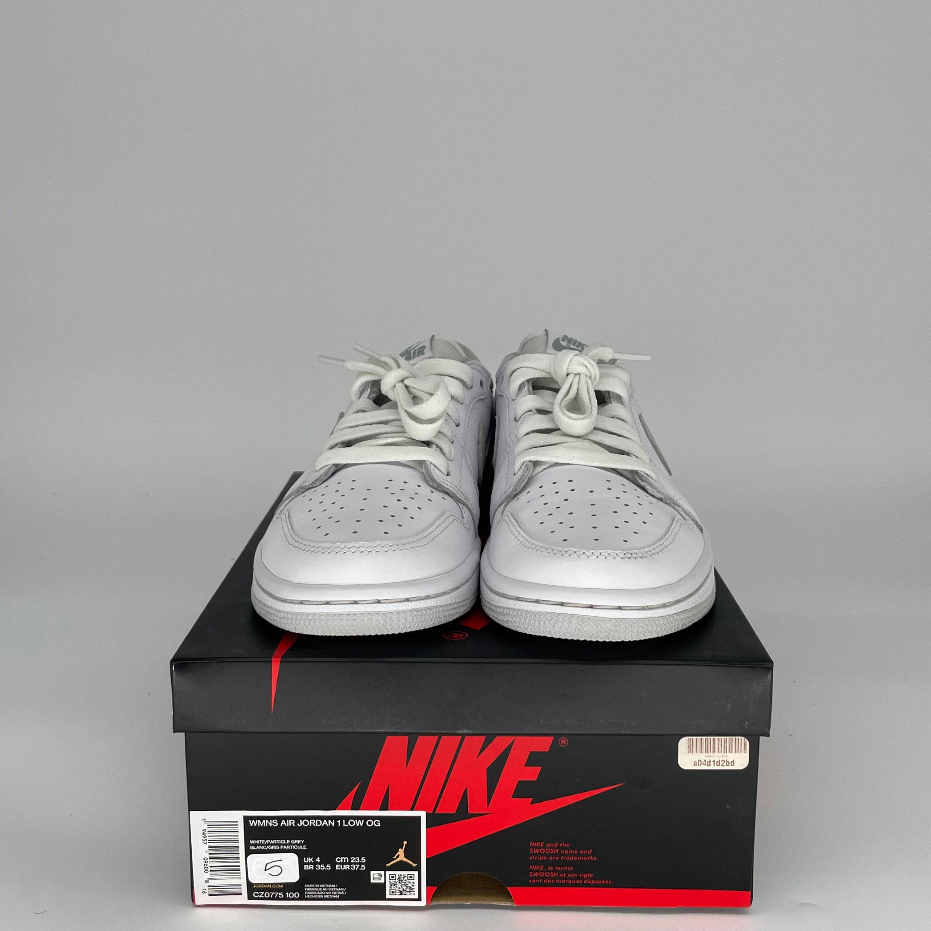 AIR JORDAN 1 LOW NEUTRAL GREY Womens Size 5 Sneakers CZ0775-100 - Perfect for Casual Wear, Street Style & Everyday Comfort