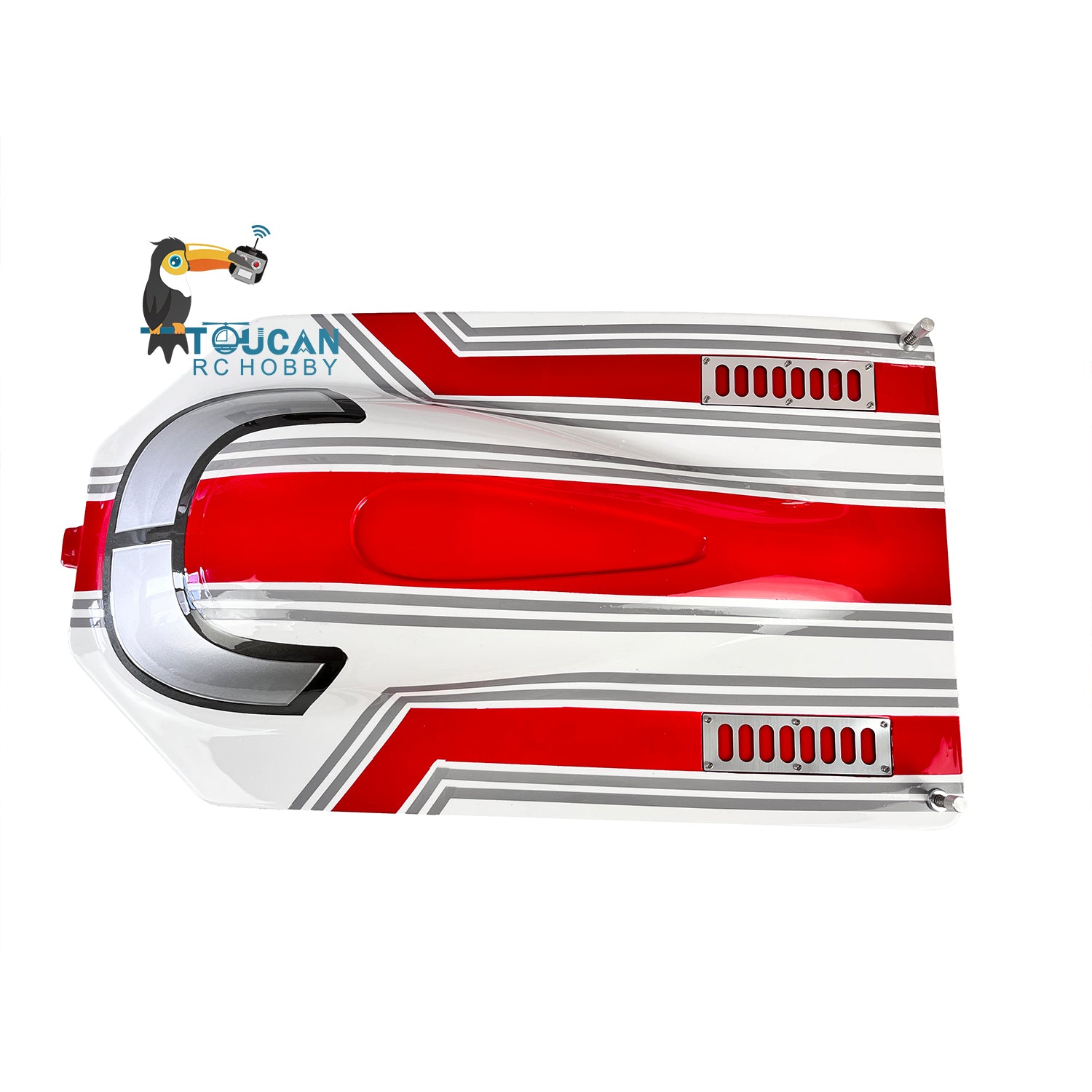E51 Pre-Painted Fiberglass Electric Racing RC Boat Kit - 1300mm DIY Model for Advanced Players & Adults - Perfect for Competitive Racing & Hobby Enthusiasts