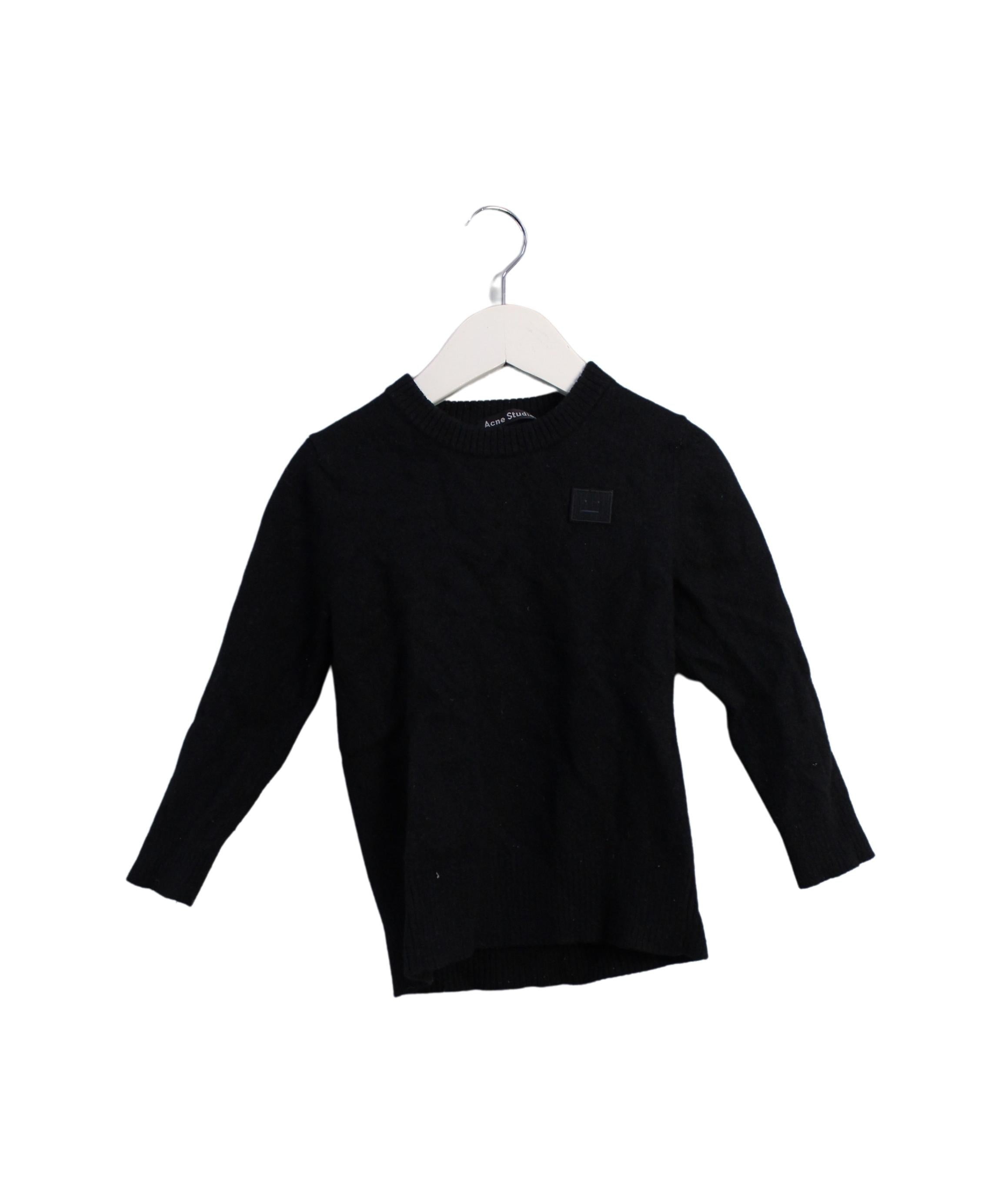 Acne Studios Women's Knit Sweater - Soft Cashmere Blend, Oversized Fit, 24 Months Size - Perfect for Casual Wear & Winter Layering