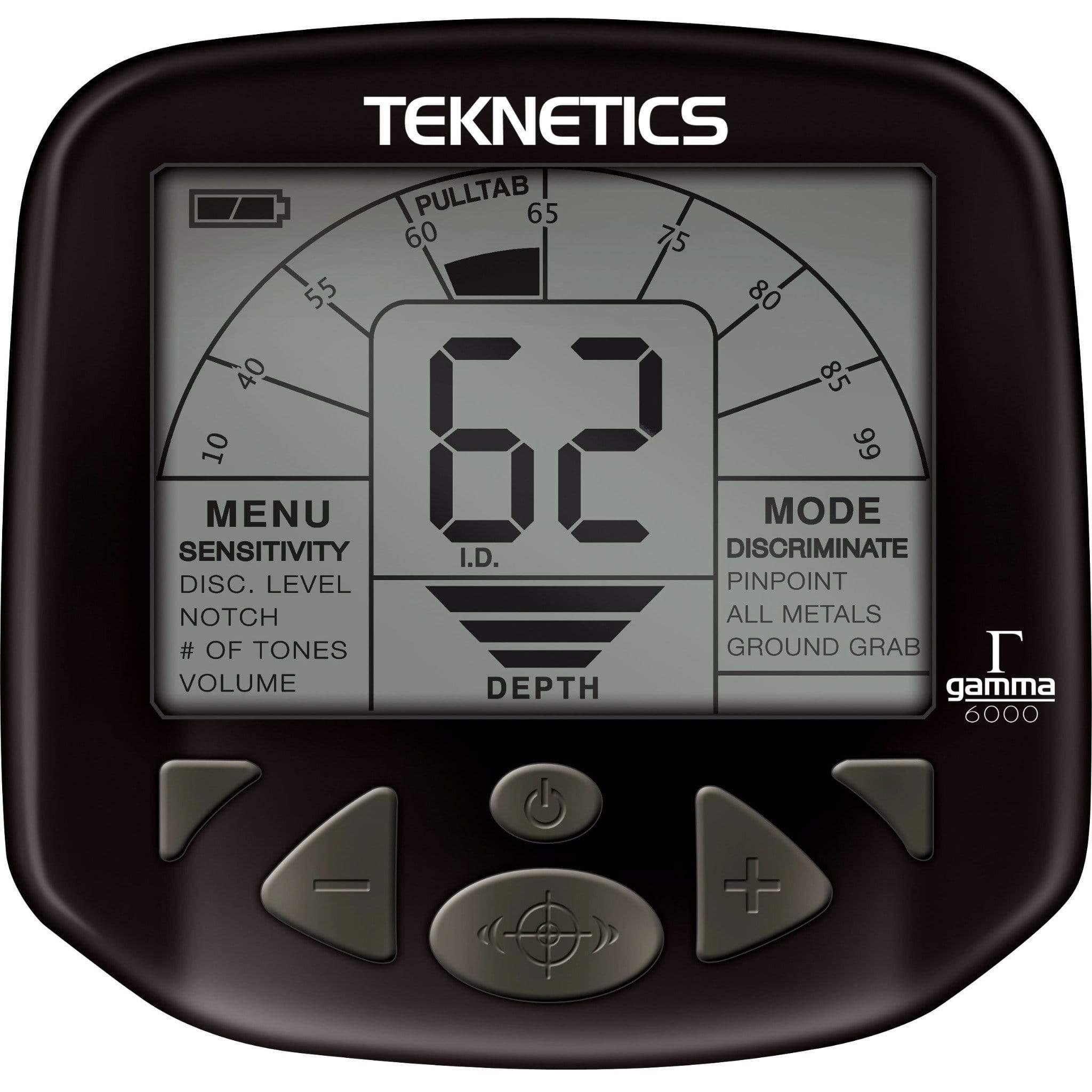 Teknetics Gamma 6000 Professional Metal Detector with 8