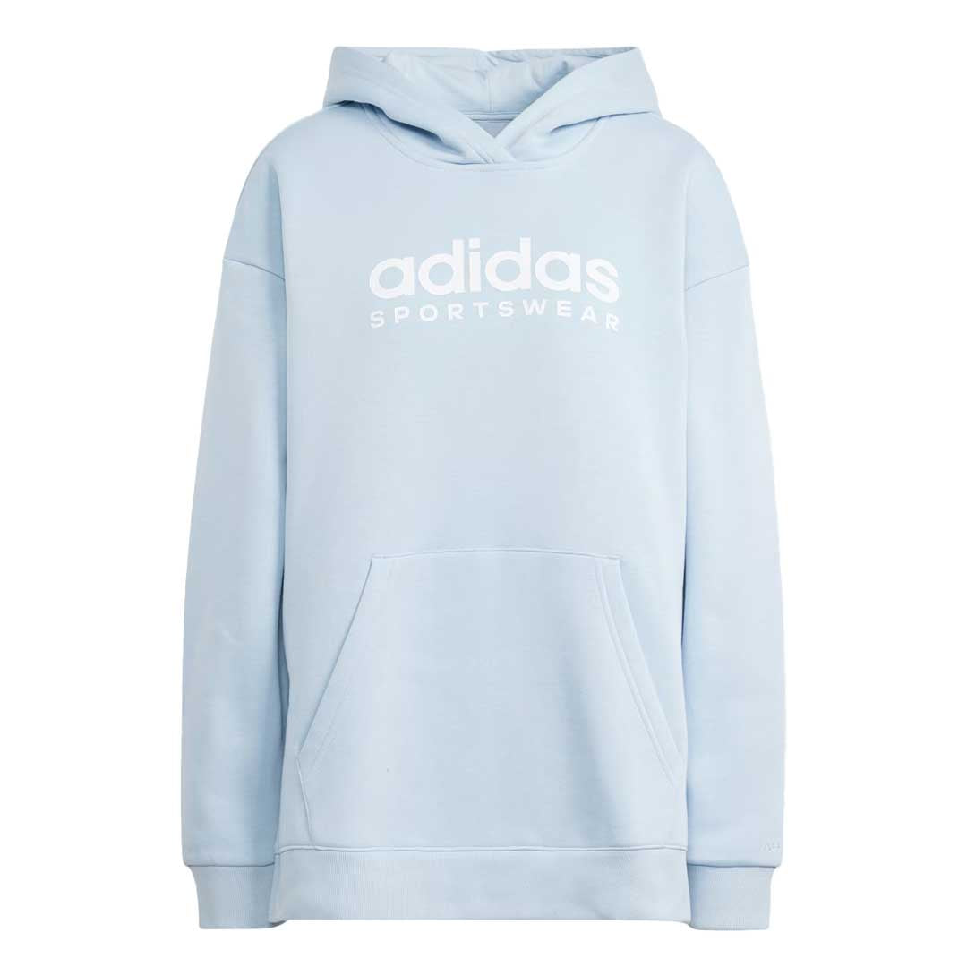 Adidas Women's All SZN Fleece Graphic Hoodie - Soft Warm Pullover Sweatshirt for Casual Wear, Gym & Outdoor Activities (IL3238)