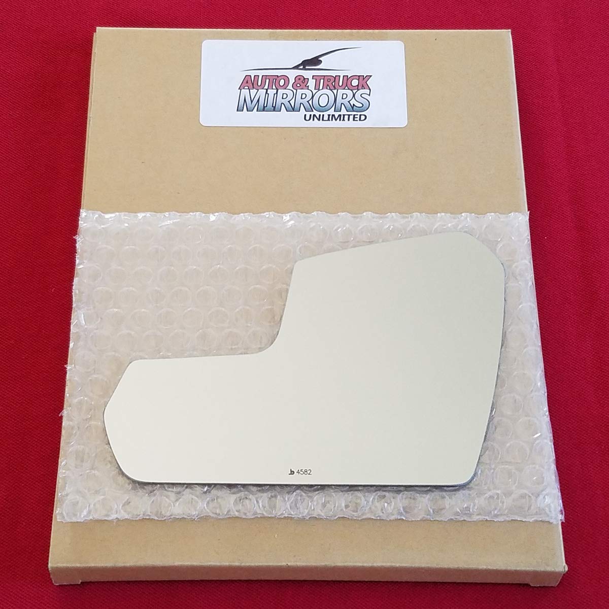 2015-2017 Hyundai Sonata Driver Side Lower Flat Mirror Glass Replacement with Adhesive Pads - Perfect for Parking Assistance & Blind Spot Visibility (Fits 2015 2016 2017 Models)