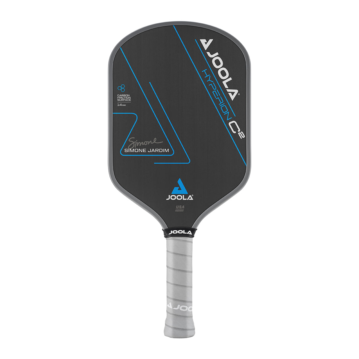 JOOLA Simone Jardim Hyperion C2 CFS 14 Pickleball Paddle - Premium Carbon Fiber Paddle for Competitive Play, Tournament-Ready Design, Ideal for Advanced Players & Outdoor/Indoor Pickleball Matches
