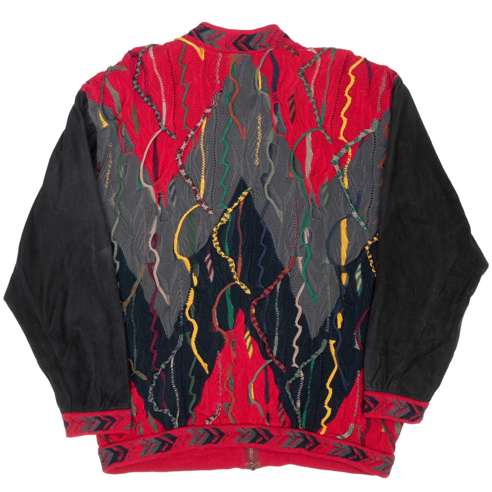 Vintage Coogi Full Zip Cardigan Jacket - 1990s Australian Made Retro Sweater for Men & Women - Perfect for Casual Outfits, Streetwear Fashion and 90s Style Lovers