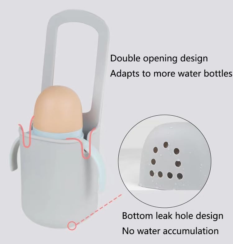 Universal Silicone Stroller Cup Holder - Removable Drink Bottle Holder for Bicycle, Walker & Scooter - Outdoor Portable Water Bottle Mount for Kids & Adults - Perfect for Park Walks, Bike Rides & Family Outings