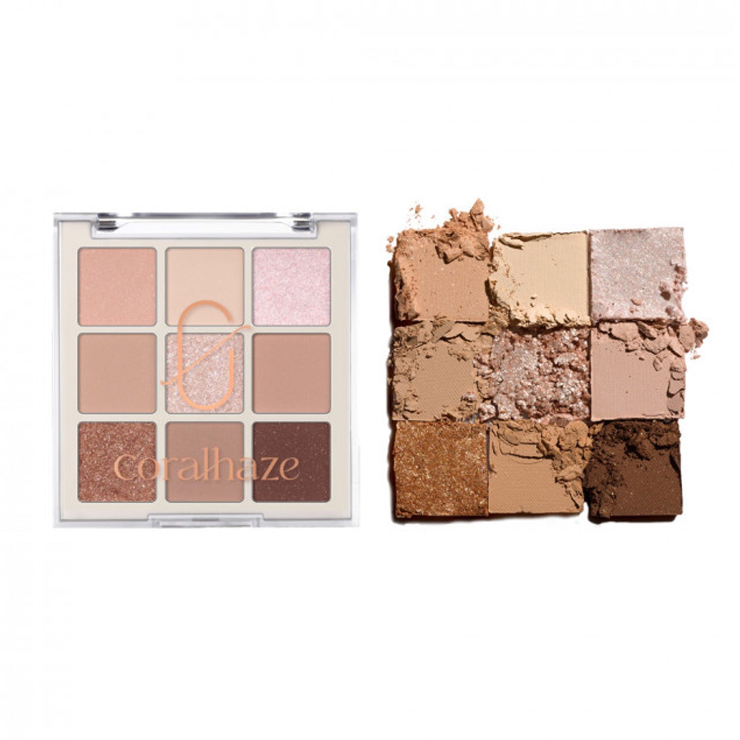 Coralhaze Mood Blending Eyeshadow Palette - 3 Highly Pigmented Shades (7.3g) for Day to Night Makeup Looks | Perfect for Everyday Wear & Special Occasions
