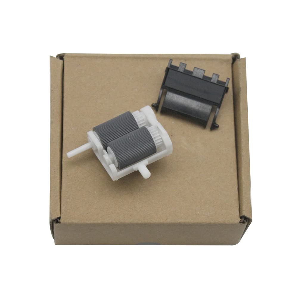 LY8093 Printer Pickup Roller Assembly & Separation Pad Replacement for Brother MFC1813/1818/1208/1910/1218/HL1110/1518/1519/1110/1118/DCP1608/1906/1619 - Compatible with Toner Refill & Office Printing Maintenance