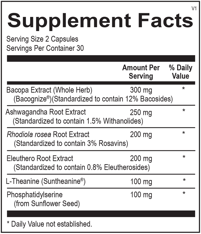 OrthoMolecular Products NuAdapt - Premium Adaptogenic Supplement for Stress Relief & Energy Support - Ideal for Daily Wellness & Workout Recovery