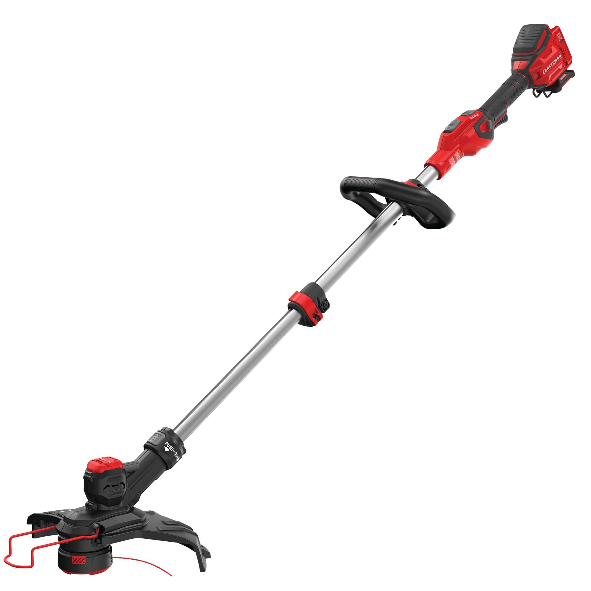 CRAFTSMAN 20V Cordless String Trimmer & Lawn Edger - Tool Only (CMCST910B) | Battery-Powered Weed Wacker for Yard Maintenance & Grass Trimming | Perfect for Home Lawn Care, Garden Edging & Landscape Maintenance