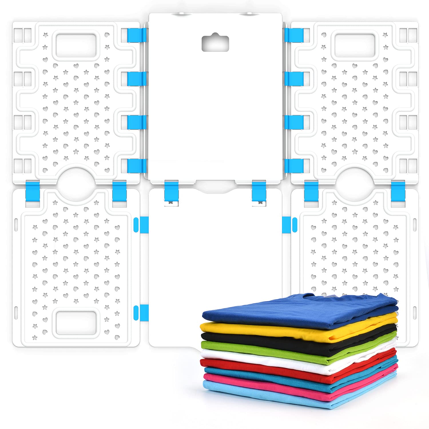 BoxLegend V4 Shirt Folding Board - Durable Laundry Organizer for T-Shirts & Clothes - Extra Wide Design for Easy Folding - Perfect for Home, Travel & Closet Organization