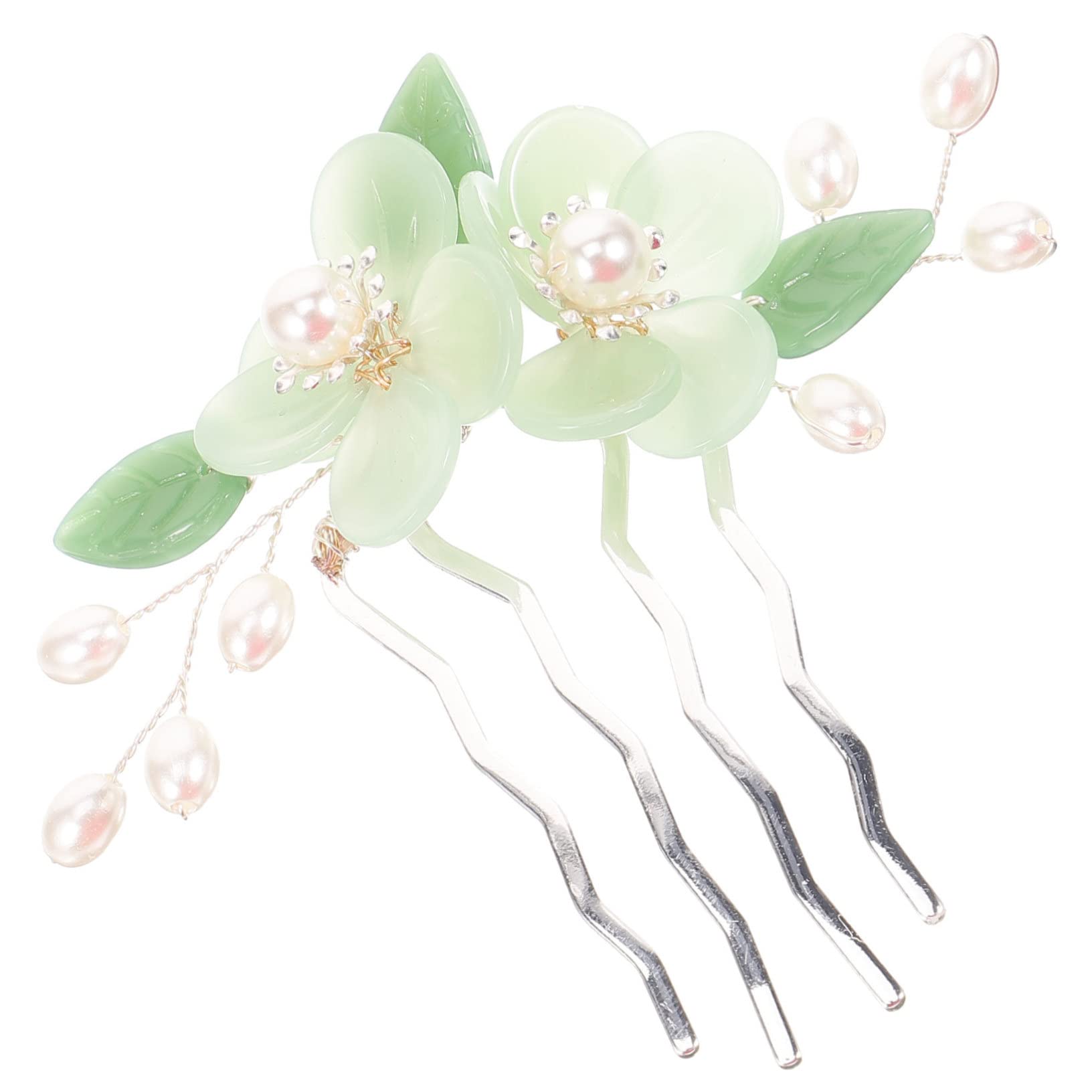 Vintage Antique Hair Clips for Women - TEHAUX Floral Hair Claw Clips, Alloy Hair Sticks & Bun Pins - Elegant Bridal Hair Accessories & Hanfu Hairpins for Weddings, Parties & Daily Styling