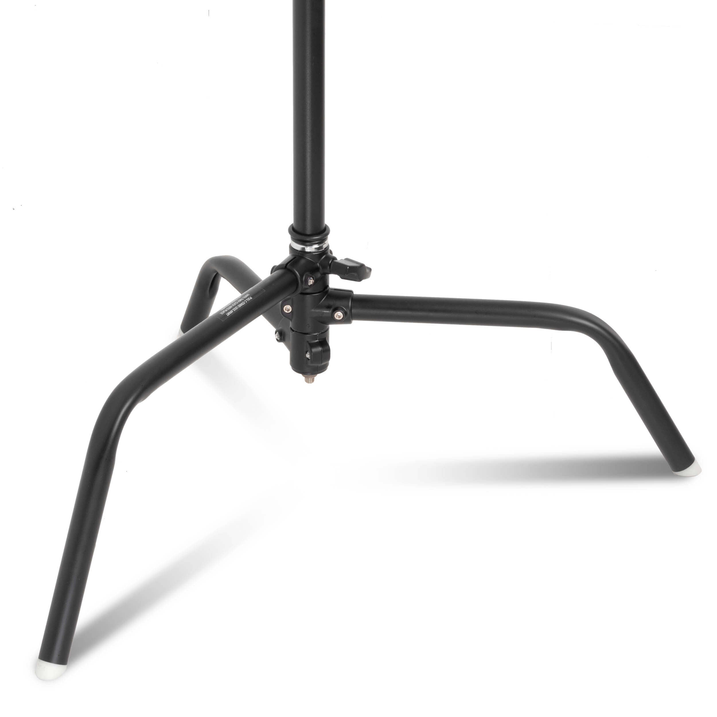 Professional C Stand with Detachable Turtle Base Grip & Arm Set - Matte Black Photography Lighting Stand for Studio, YouTube Videos & Film Production