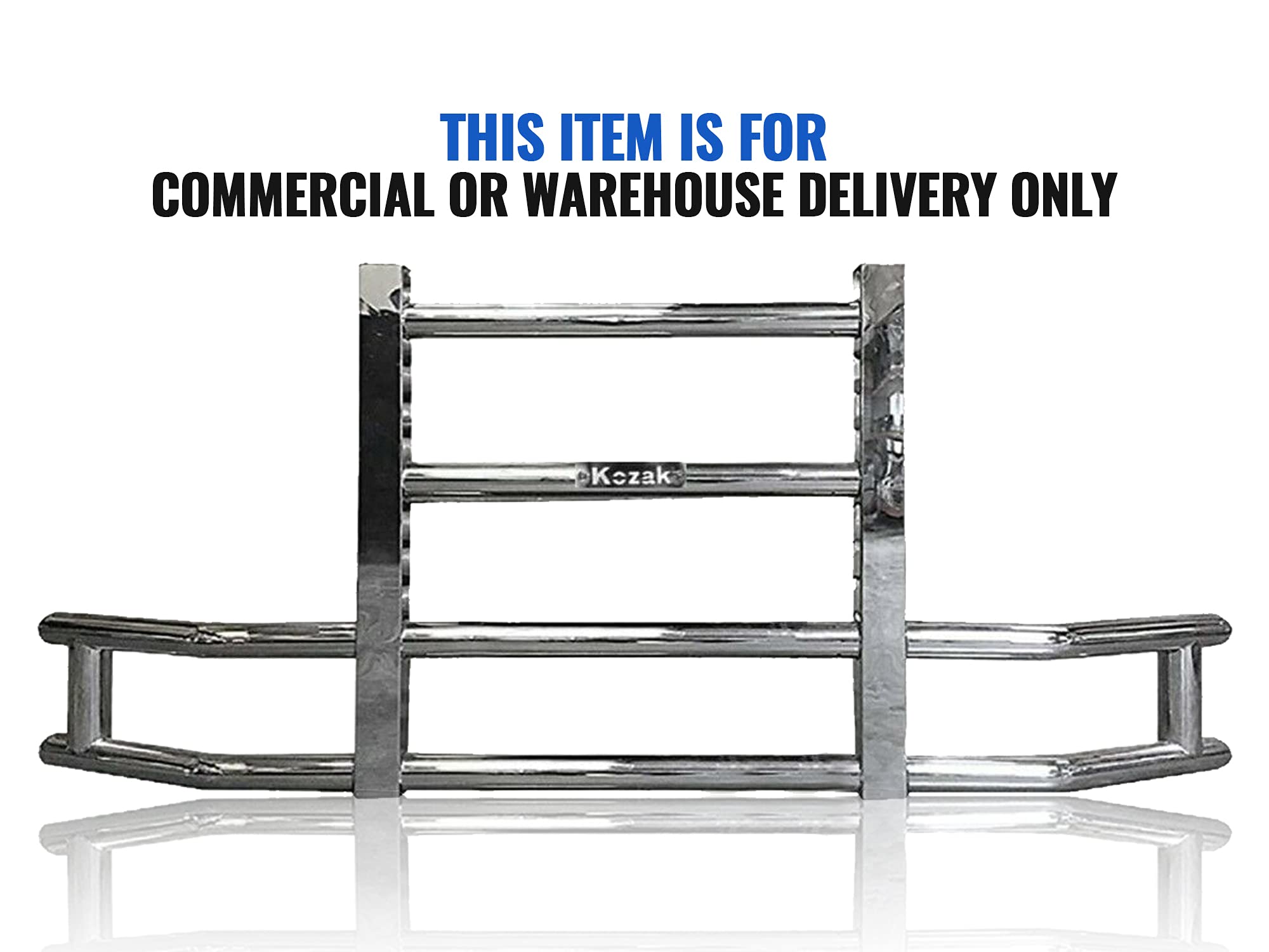 Freightliner Cascadia 2008-2017 Heavy Duty Grille Guard with Moose & Deer Protection - Includes 22