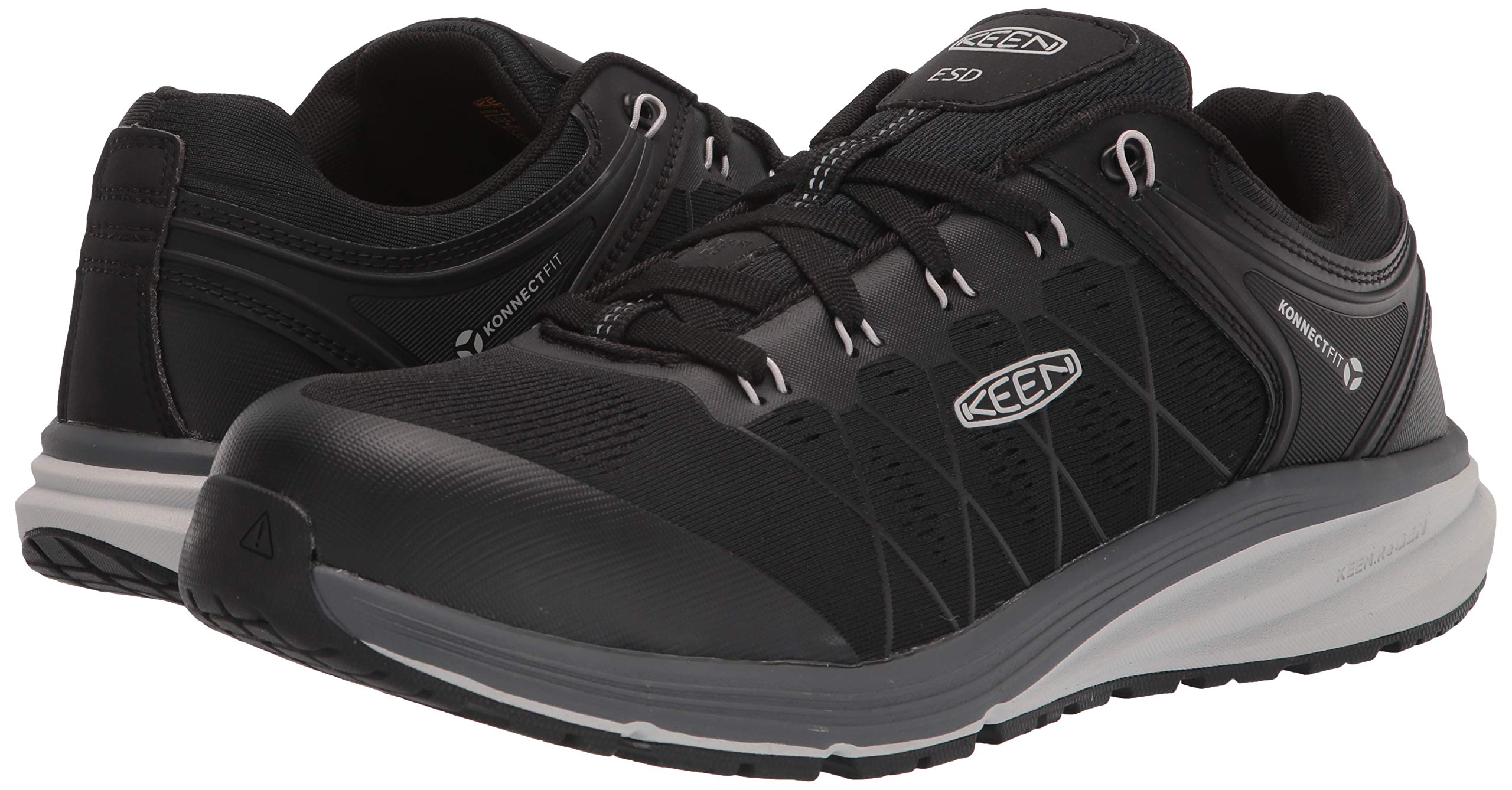 KEEN Utility Men's Vista Energy Low Height Sneaker - Composite Toe ESD Work Shoe for Construction & Warehouse Safety | Lightweight & Comfortable for All-Day Wear