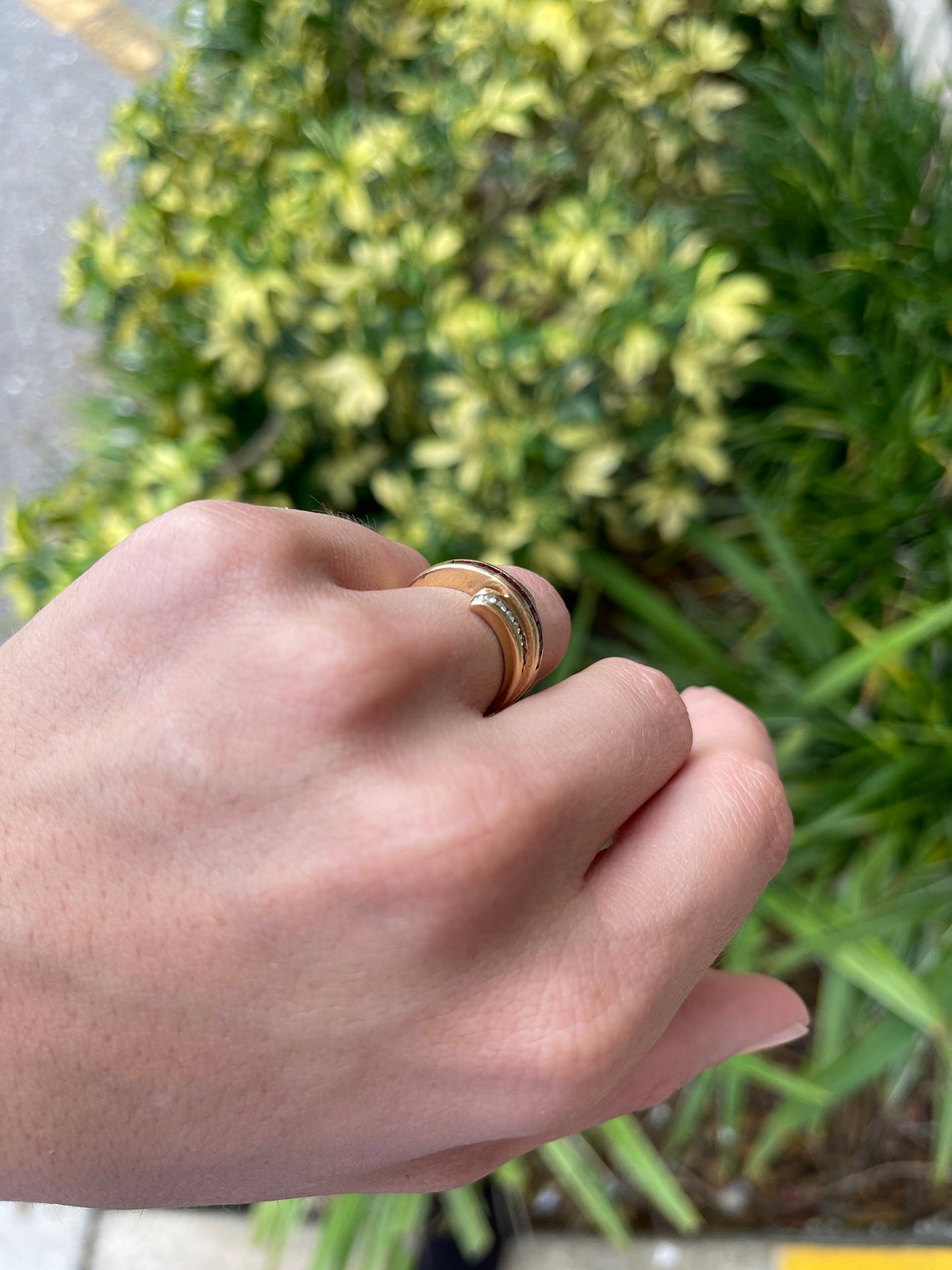 14K Gold Ruby & Diamond Cocktail Ring for Women - Elegant Evening Party Jewelry Gift for Anniversary, Engagement or Special Occasions