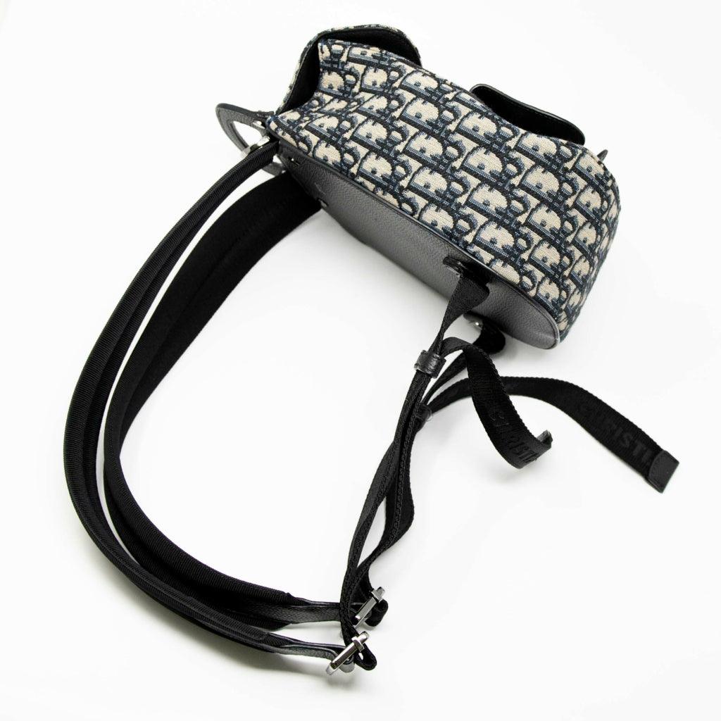 Dior Blue Oblique Mini Gallop Backpack - Luxury Designer Crossbody Bag for Women | Perfect for Travel, Work & Everyday Use