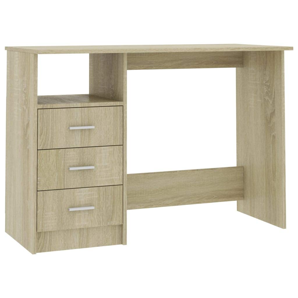 Sonoma Oak Writing Desk with Drawers - 43.3