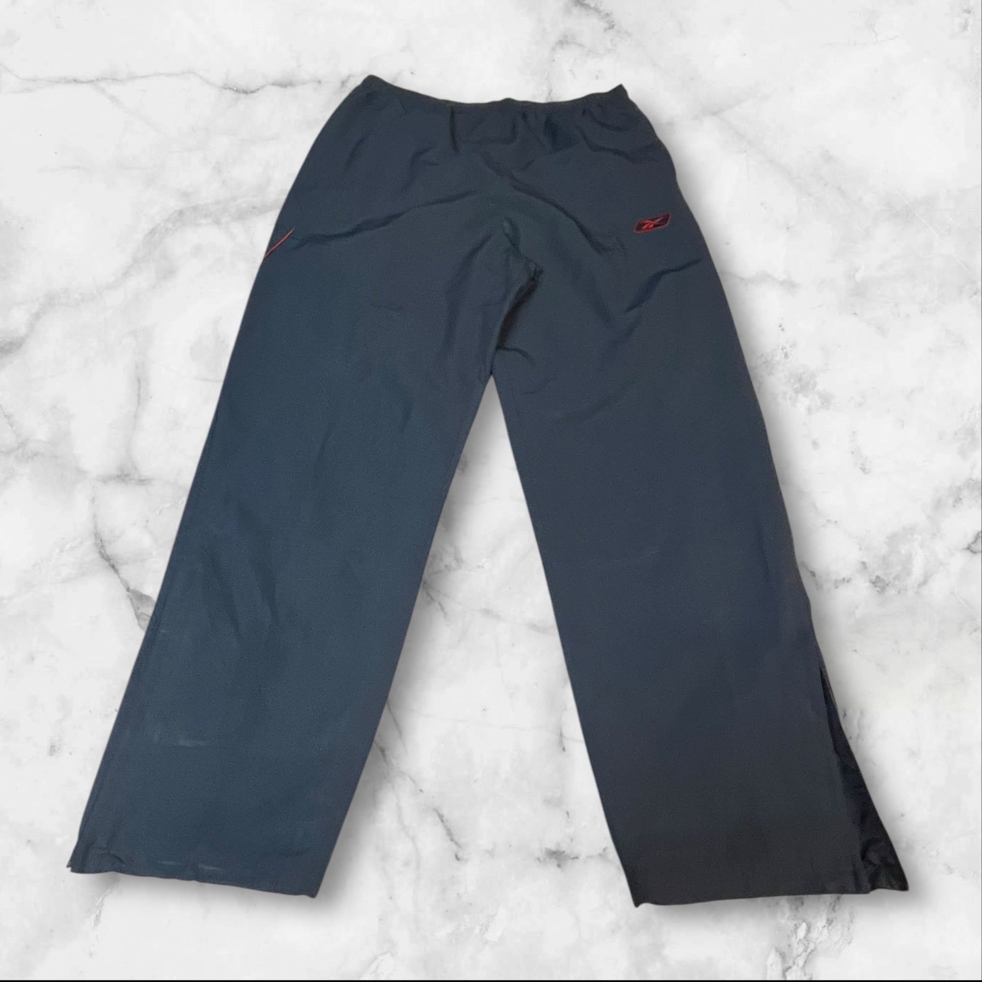 Vintage Reebok Classic Track Pants for Men - Comfortable Retro Joggers in Sizes L & XL (Style 416) - Perfect for Gym, Running, and Casual Streetwear