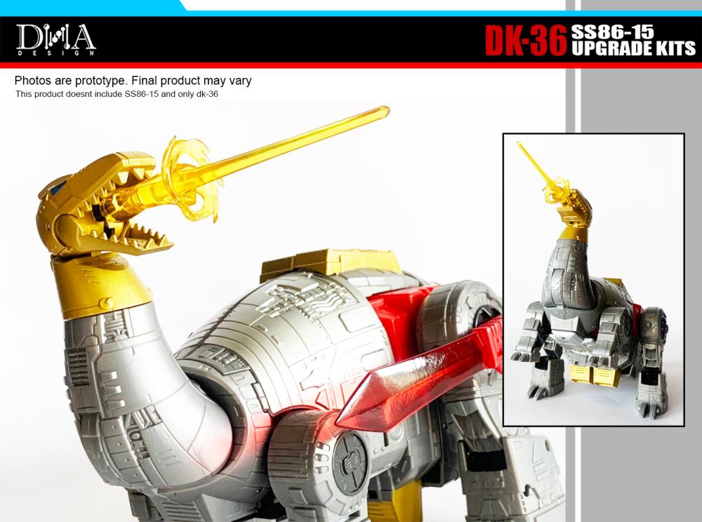 DNA Design DK36 Upgrade Kit for SS86 15 - Transformers Upgrade Parts for Enhanced Play & Display - Perfect for Collectors & Customization Projects