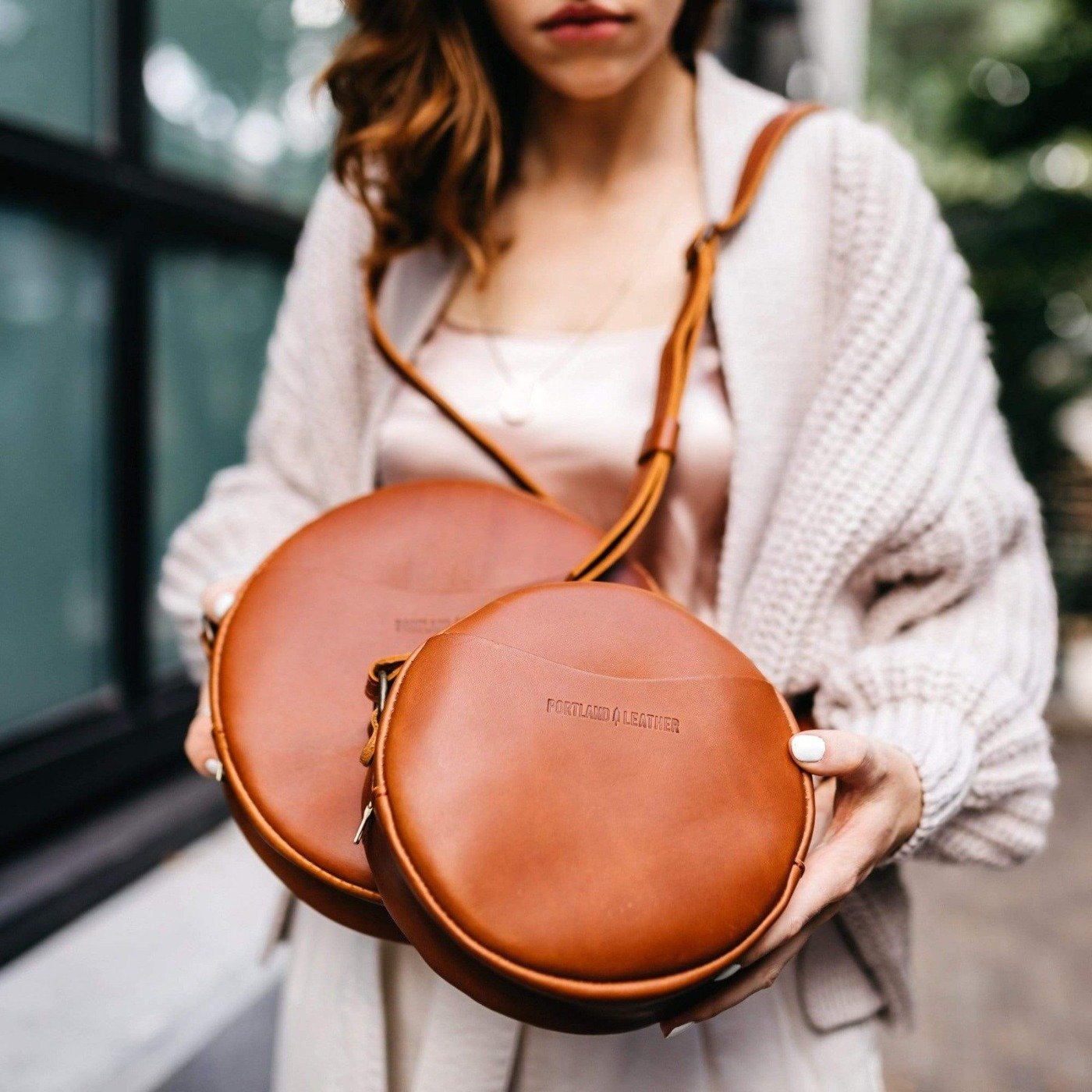 Almost Perfect Circle Crossbody Bag - Stylish & Compact Women's Shoulder Purse for Everyday Use, Travel, and Shopping