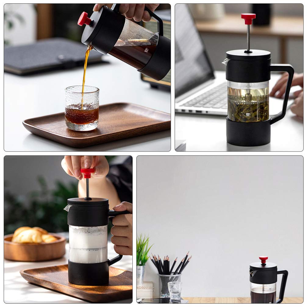 DOITOOL Stainless Steel French Press Coffee Maker & Tea Infuser - 34oz Double-Wall Insulated Coffee Pot for Hot & Cold Brew - Perfect for Home, Office, Camping & Gifts