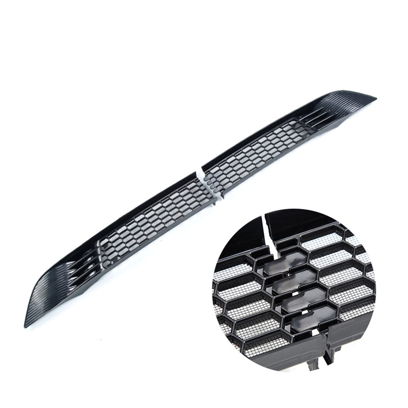 Tesla Model Y Front Grill Mesh Insert - Honeycomb Bumper Trim Cover Kit - Anti-Insect Dust Proof (White) | Perfect for Road Trips & Daily Commuting Protection