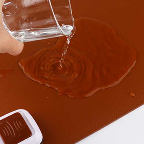 600x360mm Large Electric Heated PU Leather Mouse Pad with 220V Power - Perfect for Office, Gaming & Cold Weather Workspaces