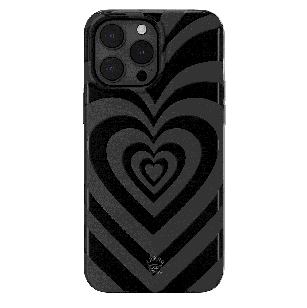 Sweethearts Noir iPhone Case - Trendy Protective Cover for iPhone 13/14/15 Pro Max - Slim Shockproof Phone Case with Stylish Design - Perfect for Everyday Use, Travel & Gifting