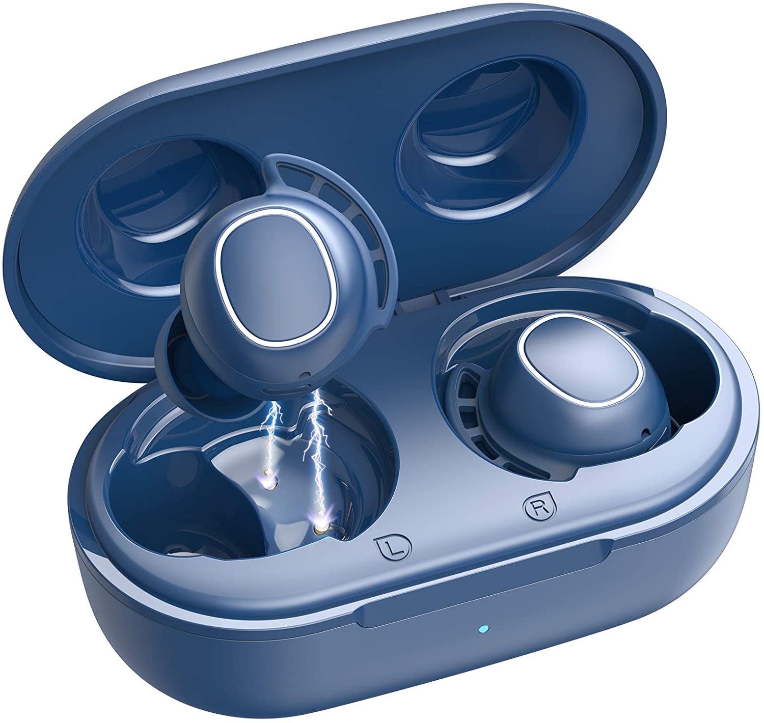 MPOW M30 True Wireless Bluetooth Earbuds with LED Battery Display - Wireless Headphones for Running, Gym, Workout & Daily Use