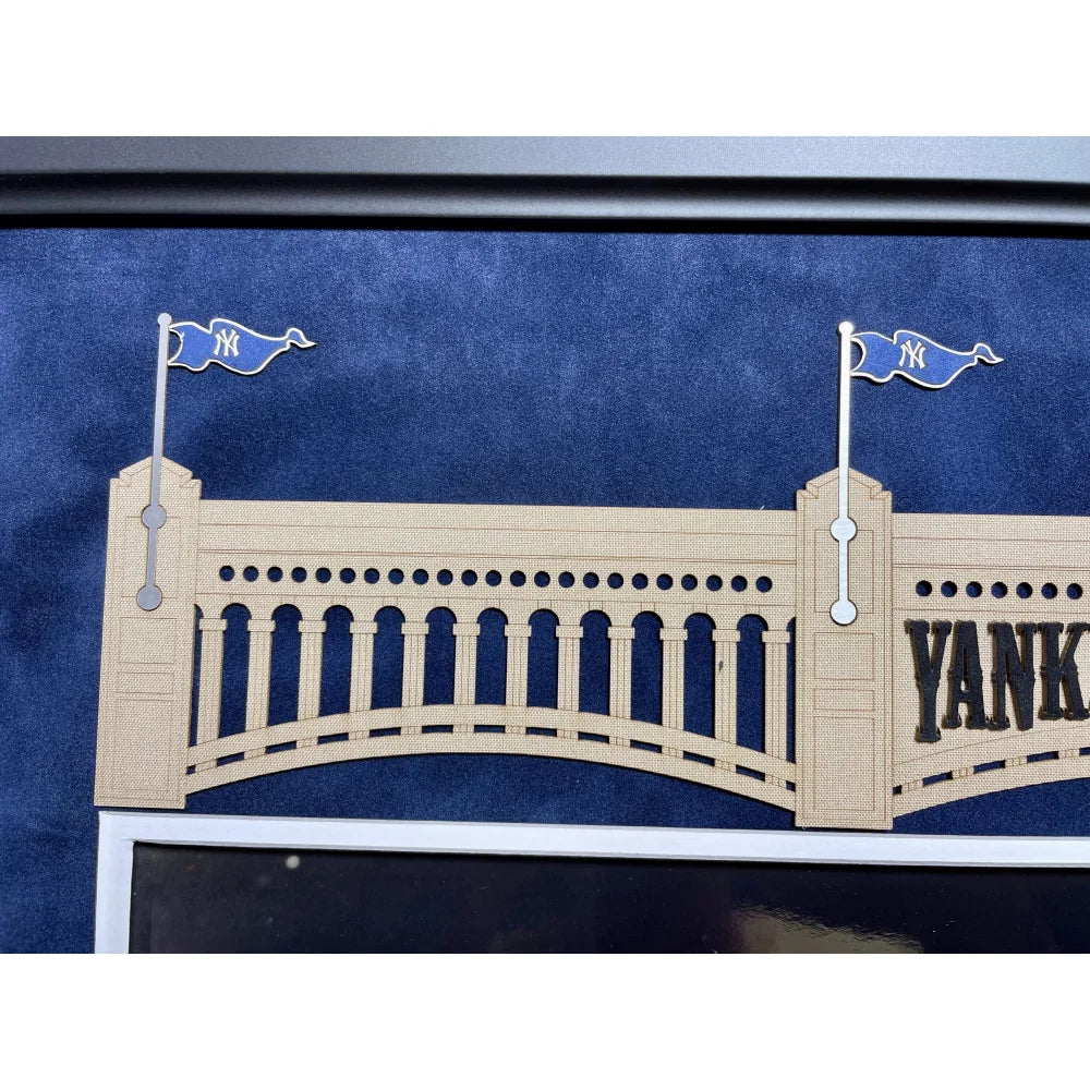 Authentic Mickey Mantle & Joe DiMaggio Autographed 16x20 Framed Photo with JSA COA - New York Yankees Memorabilia for Sports Collectors & Man Cave Decor