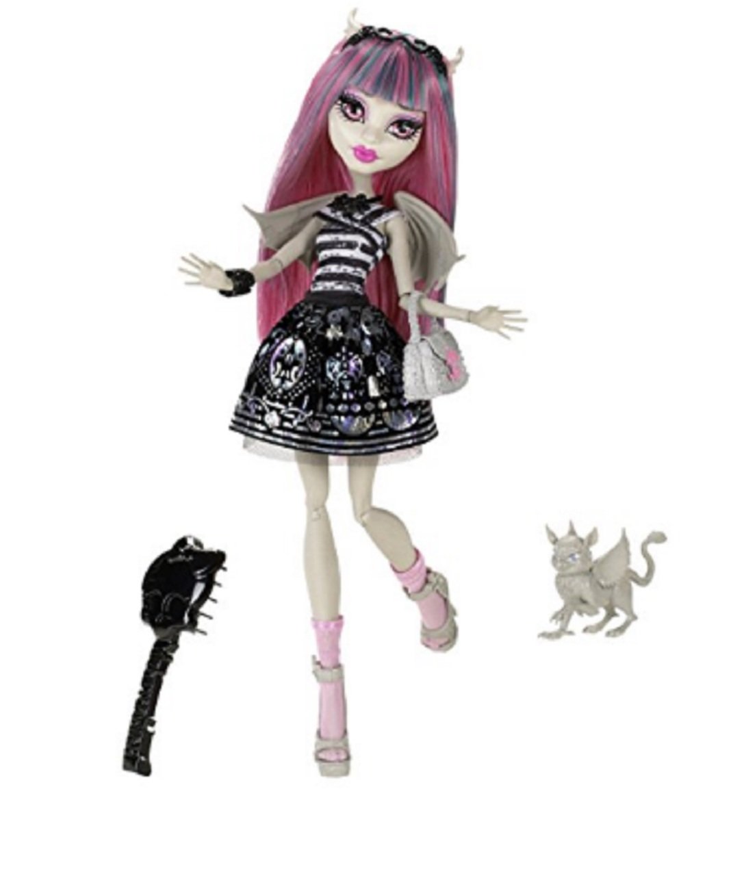 Monster High Rochelle Goyle Fashion Doll - Collectible Ghouls Series for Kids & Adults - Perfect for Halloween Decor, Birthday Gifts & Toy Collections