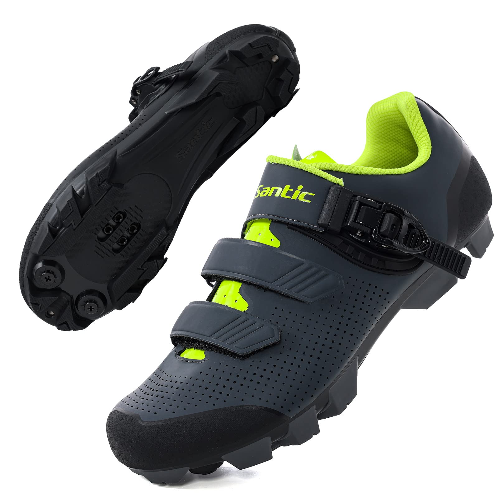 Santic SPD Mountain Bike Shoes for Men & Women - MTB & Road Cycling Shoes - Lightweight & Durable for Trail Riding & Commuting