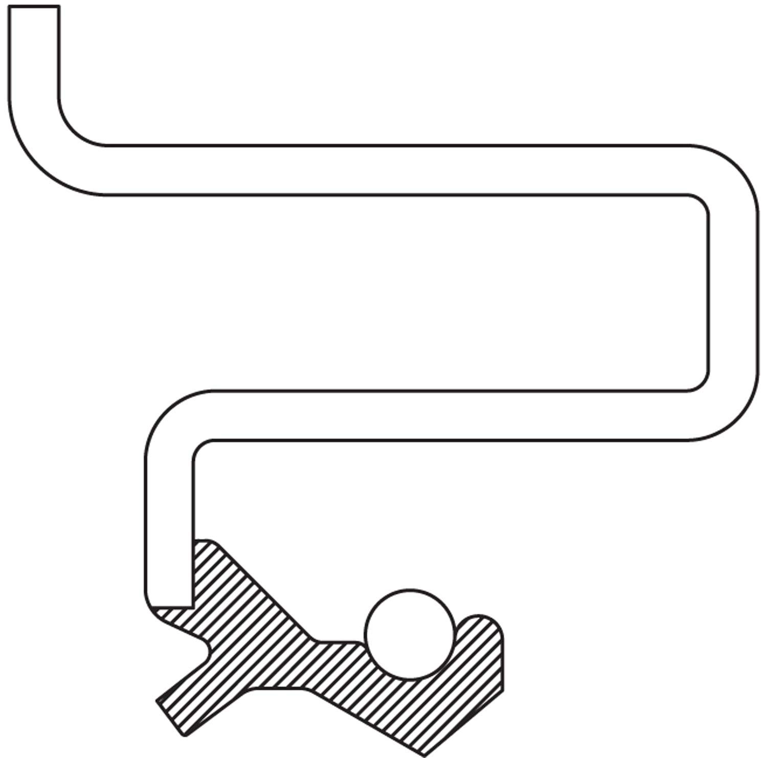 National 3459 Oil Seal - Premium Replacement Oil Seal for Automotive, Industrial & Marine Applications - Durable Leak Protection for Engines, Pumps & Gearboxes