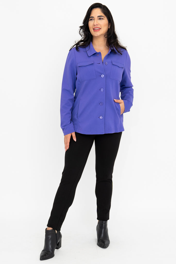 Lolo Jacket Women's Lightweight Modal Coat in Soft Lavender - Perfect for Spring & Fall Layering, Outdoor Activities, and Casual Wear
