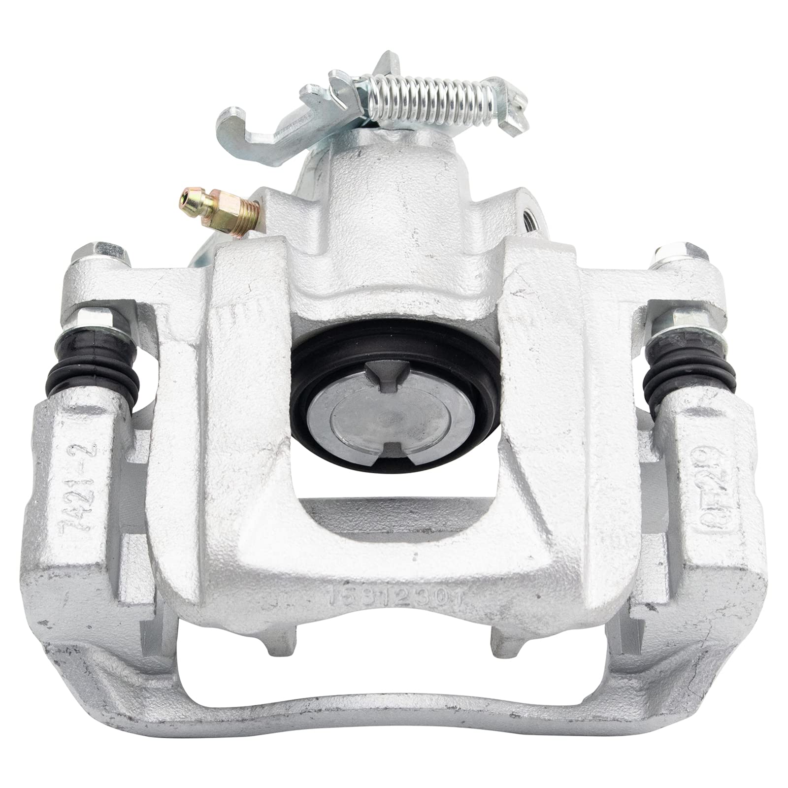 High-Performance TRQ Rear Metallic Brake Pads, Rotors & Calipers for Ram Chrysler Dodge VW - Perfect for Off-Roading, Towing & Heavy-Duty Driving