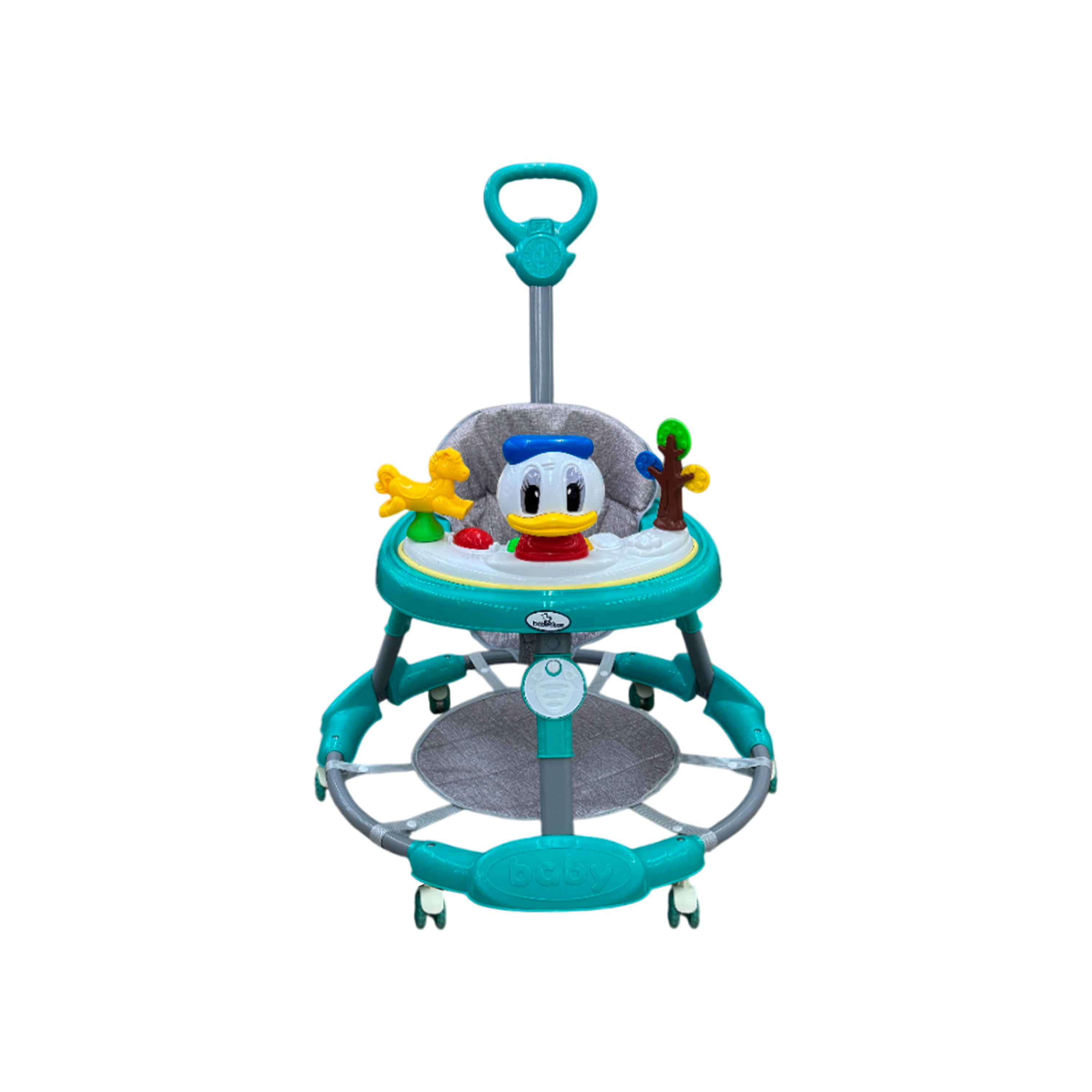 Baby Walker with Duck Design - Adjustable Height & Safety Wheels for Infants Learning to Walk - Perfect for Home, Nursery & Playtime