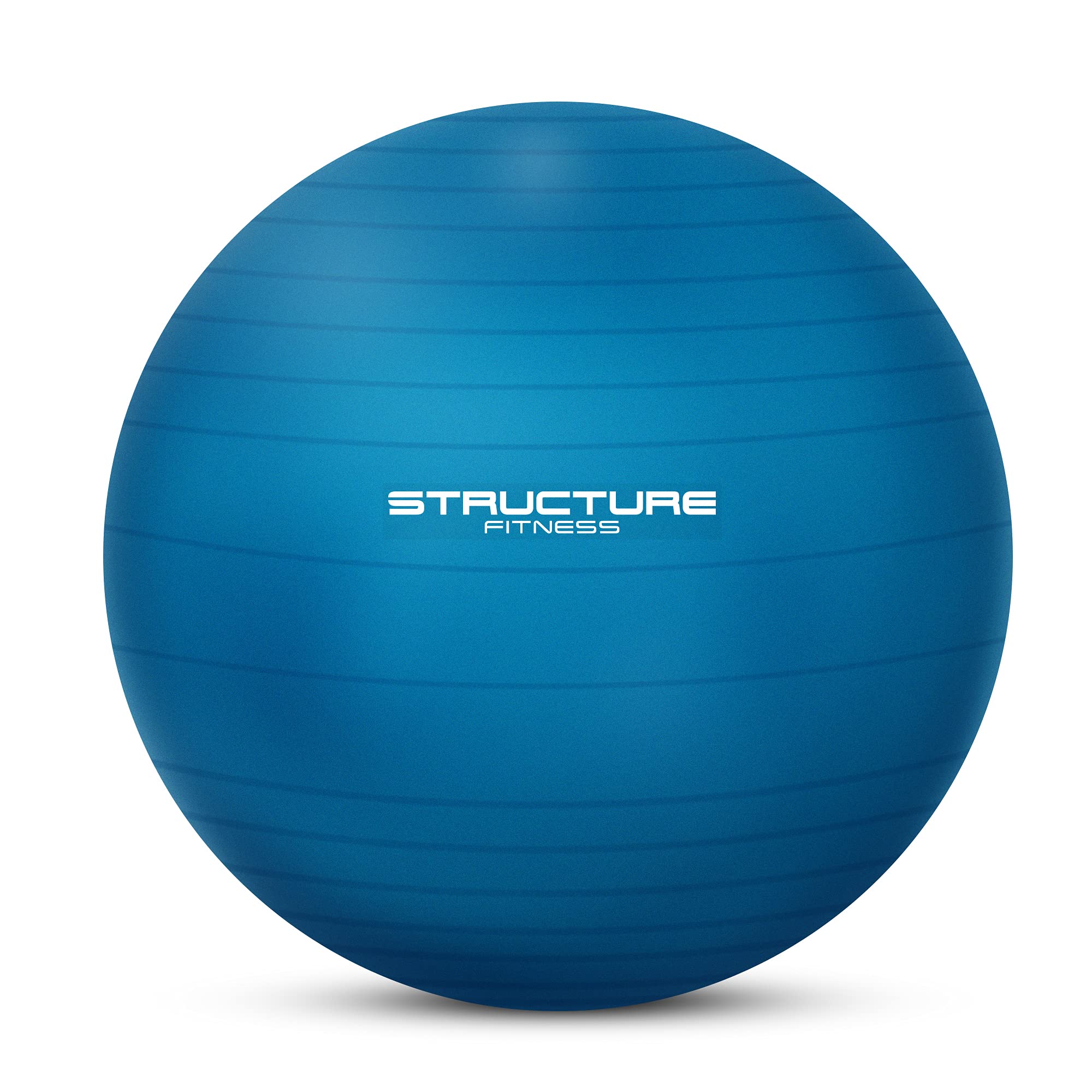 65CM Exercise Ball for Yoga, Pilates & Core Strength Training - Swiss Ball for Stretching, Toning & Resistance Workouts - Includes Hand Pump - Perfect for Home Gym, Office & Physical Therapy