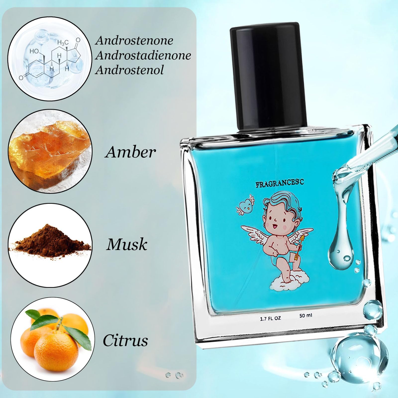 2.0 Hypnosis Cologne for Men - Pheromone-Infused Attraction Perfume (1PC) | Long-Lasting Scent for Dating, Nightlife & Confidence Boost