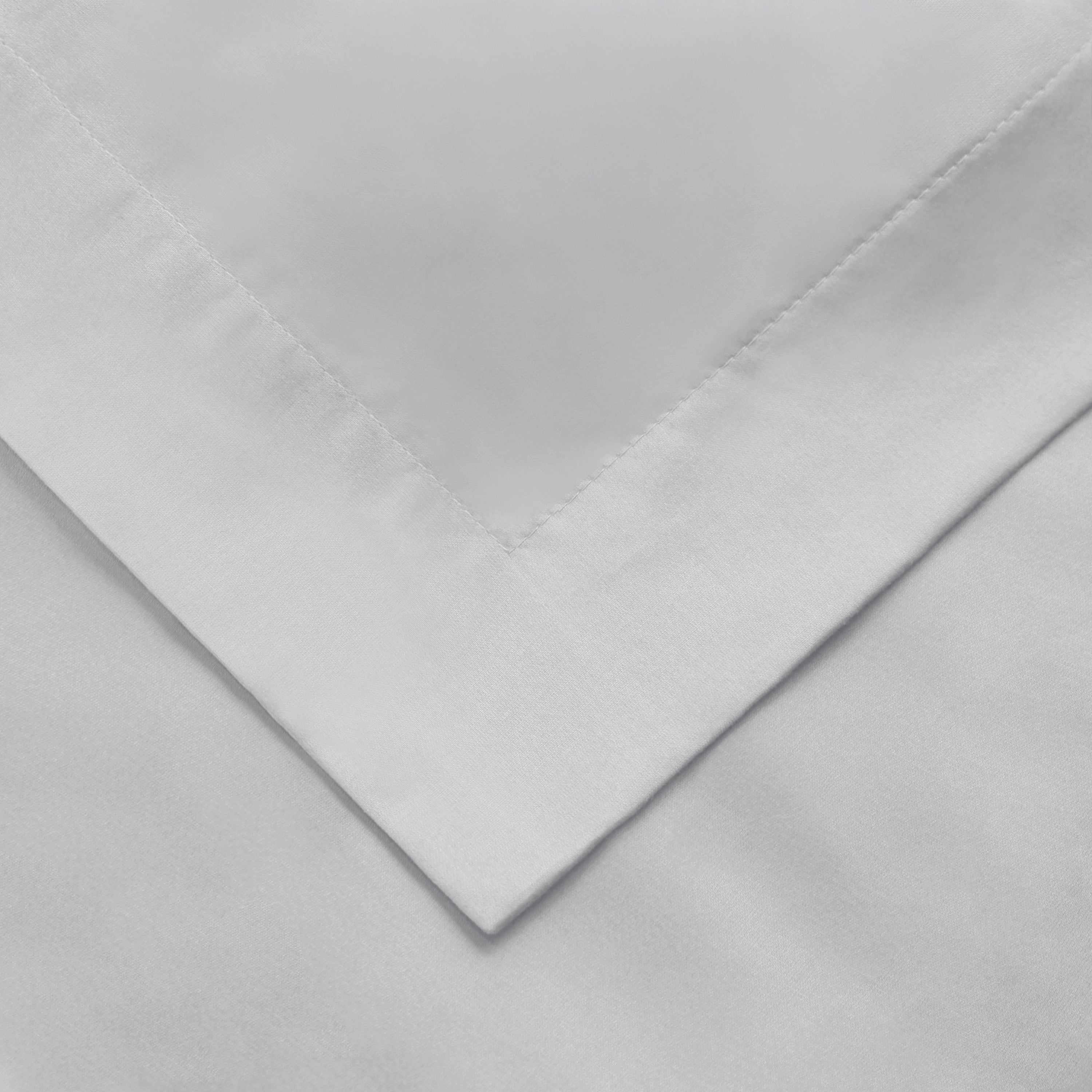 1000 Thread Count Egyptian Cotton Solid Duvet Cover Set - Luxury Bedding for Master Bedroom & Guest Room - Soft Breathable Duvet Cover for All Seasons