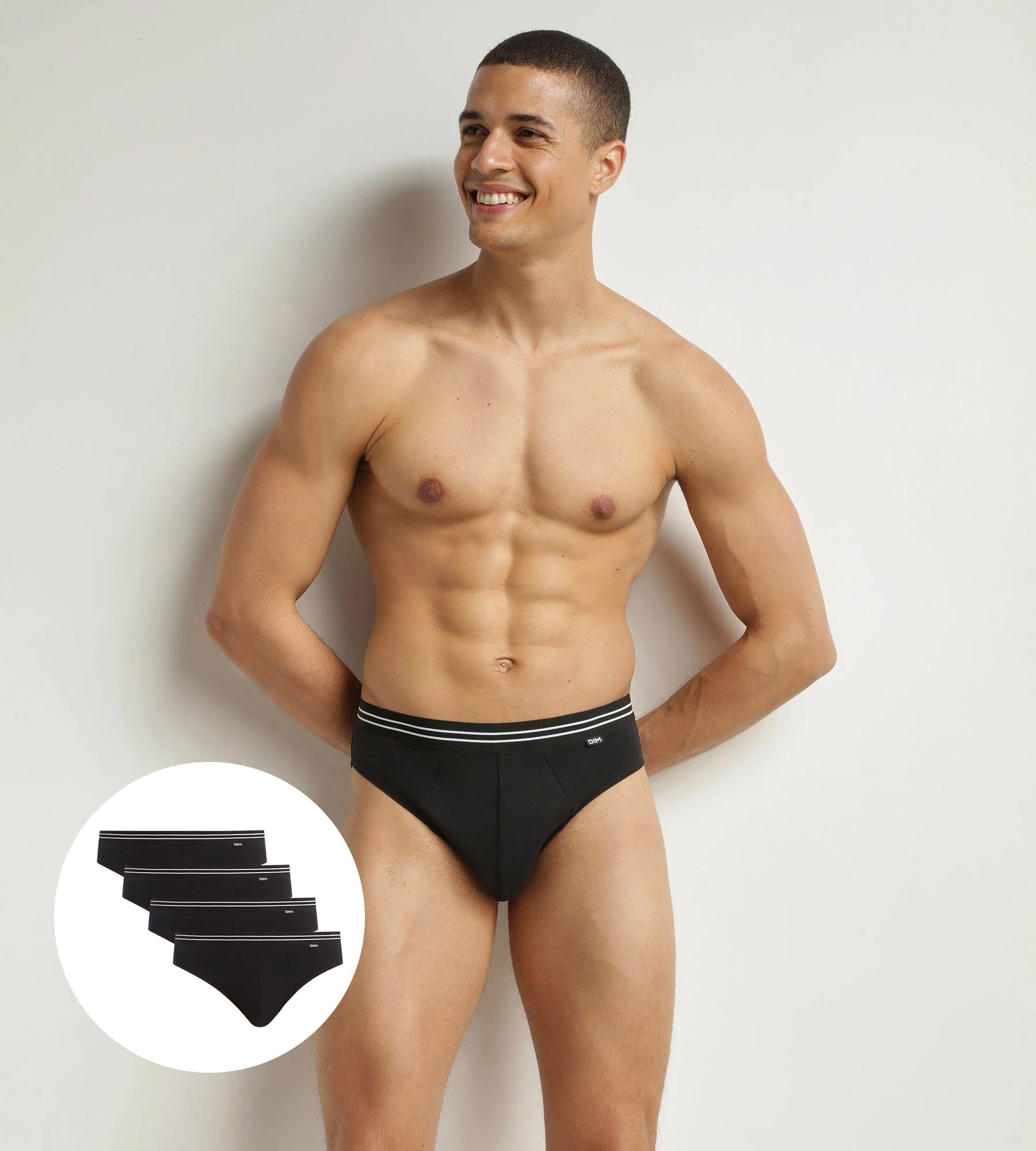 4 Pack Men's Stretch Cotton Briefs - Soft & Breathable Underwear for Everyday Comfort - Perfect for Workout, Travel & Daily Wear