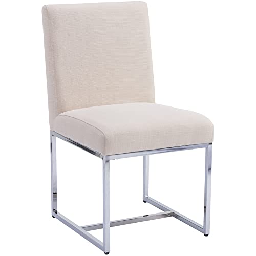 Cream-linen-chrome Base