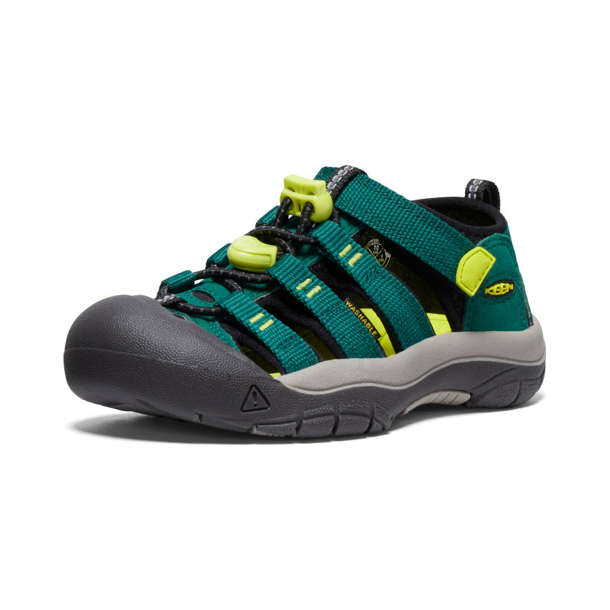 Little Kids' Newport H2 Sandals | Aventurine Green/Evening Primrose | Comfortable Water Shoes for Beach, Pool & Outdoor Play