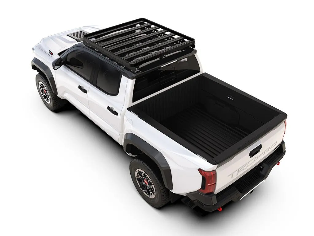 2024 Toyota Tacoma Double Cab Slimline II Roof Rack Kit by Front Runner Outfitters - Heavy Duty Aluminum Cargo Carrier for Camping & Off-Road Adventures